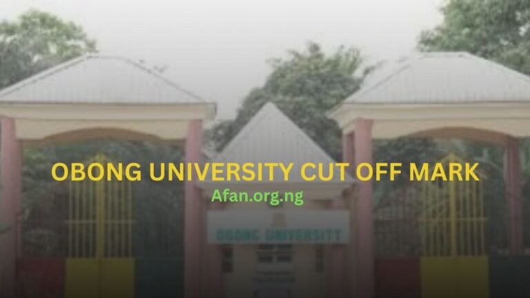 Obong University Cut-Off mark for all Courses