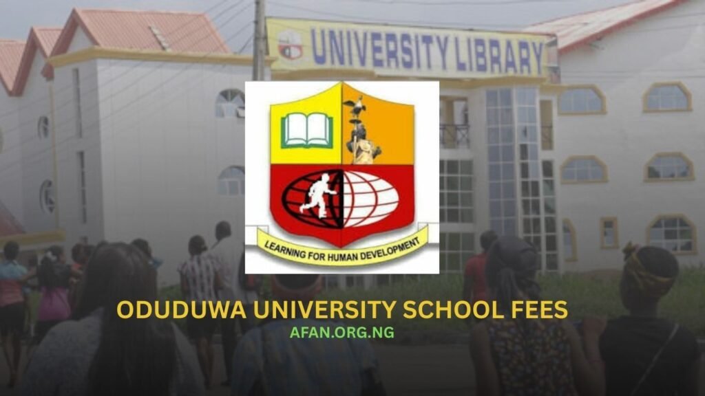 Oduduwa University School Fees 2025/2026