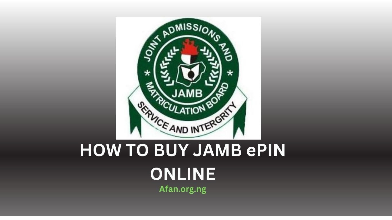 How to get JAMB ePIN Online For Registration