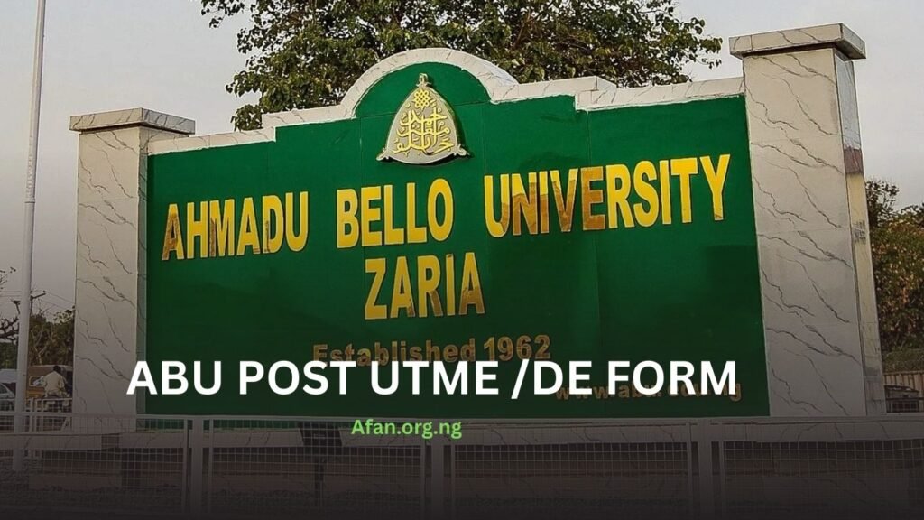 ABU Post-UTME Form